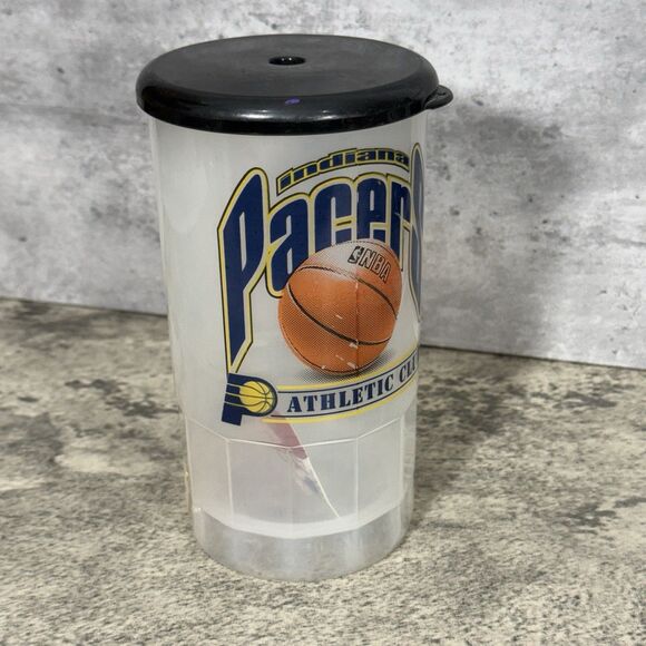 Other - Vintage Indiana Pacer NBA Plastic Travel Mug Cup 90s USA